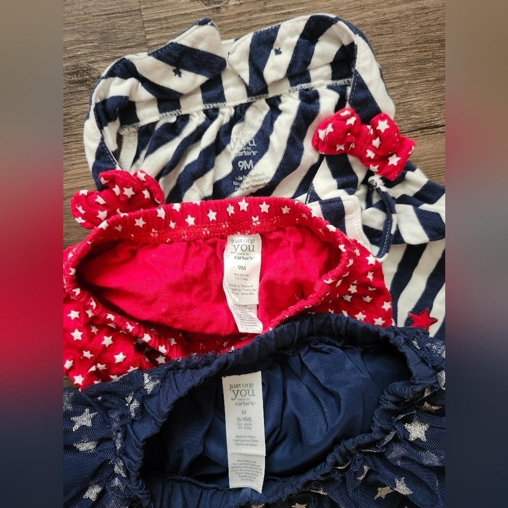 6 To 9 Month Patriotic Outfit Bundle - Picture 7 of 7